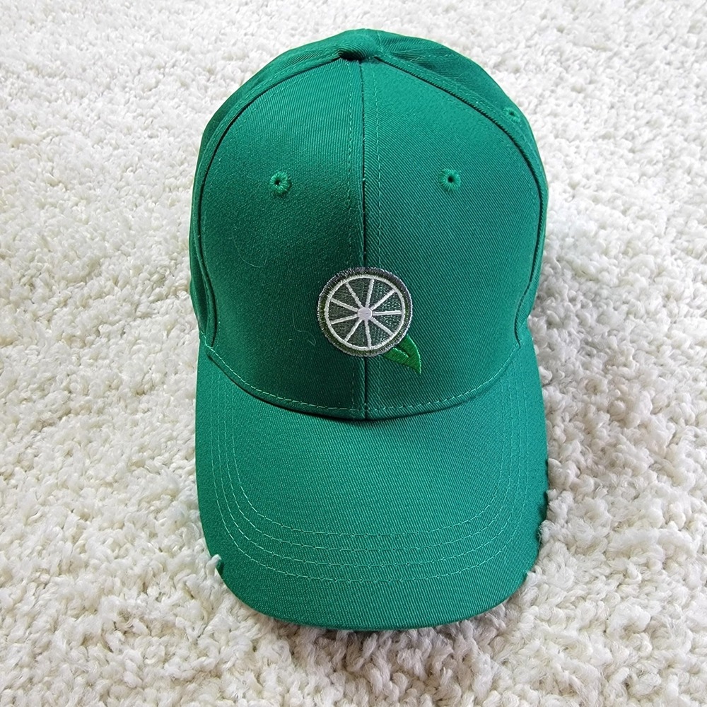 Deep Eddy Vodka Green Baseball Cap Lime Embroidered Adjustable Hat